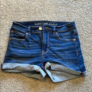 American Eagle Outfitters Women's Blue Denim Shorts